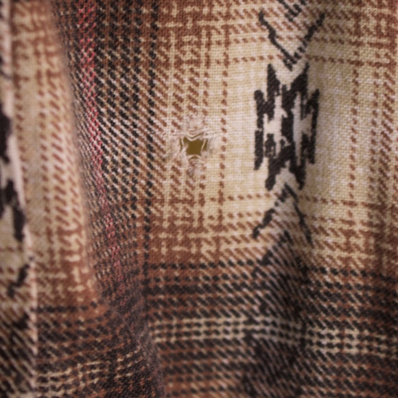 Vintage 90's Actif 100% Cotton Southwestern Button Down Shirt Made In The USA - Picture 17 of 17